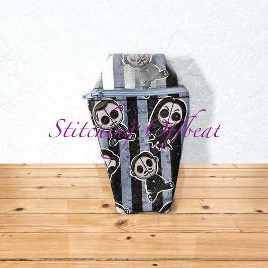 coffin 5x7 Zipper Pouch