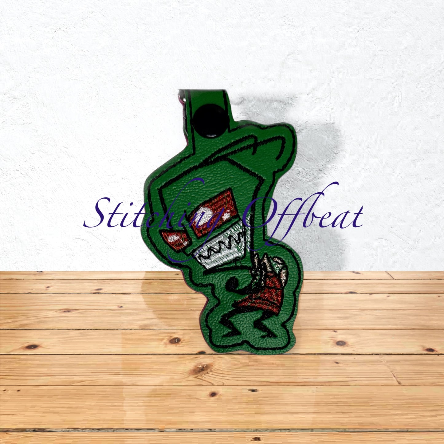 Invader Zim keychain