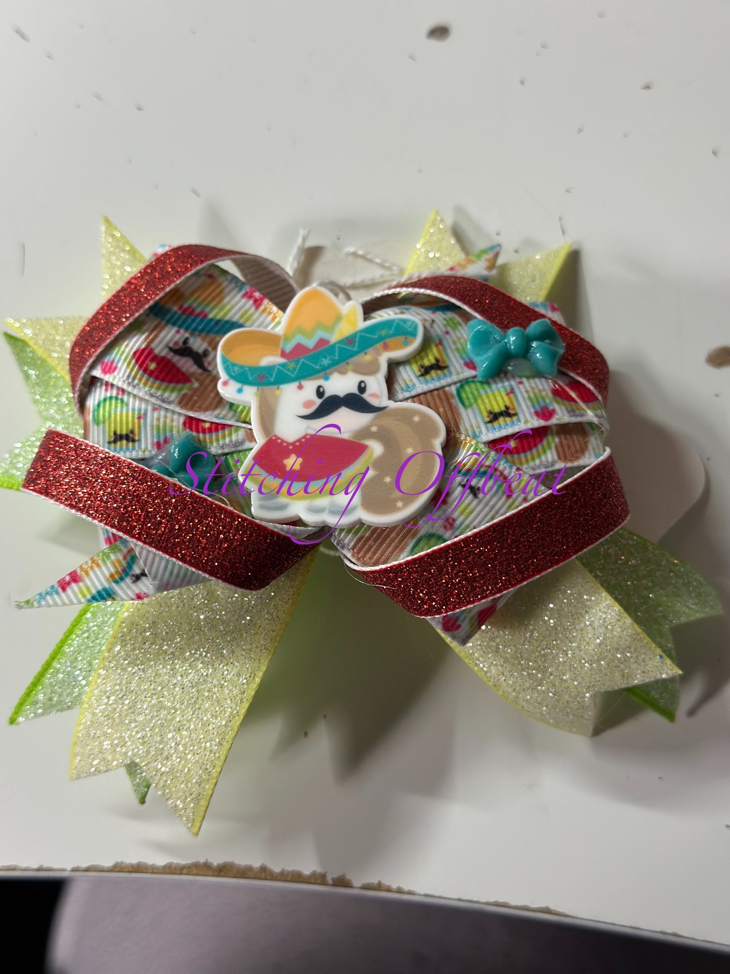 Mardi Gras and 4th of July Hair Bows