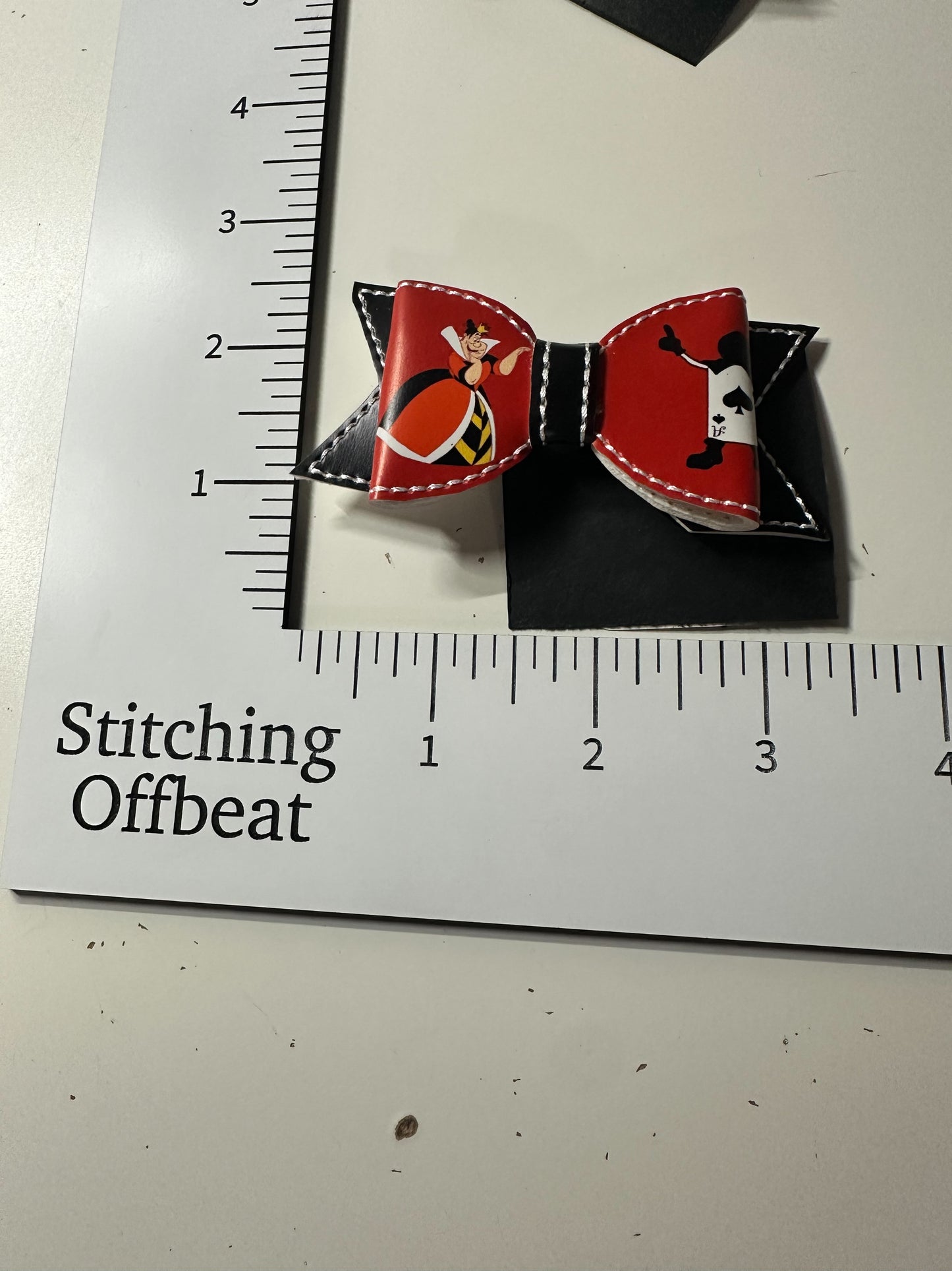 Small Printed Vinyl Hair Bows