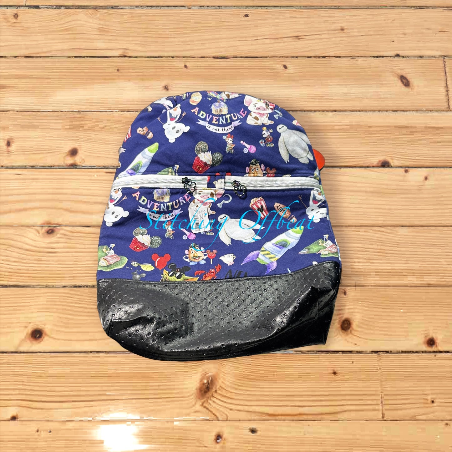 Drawstring Backpack Begonia