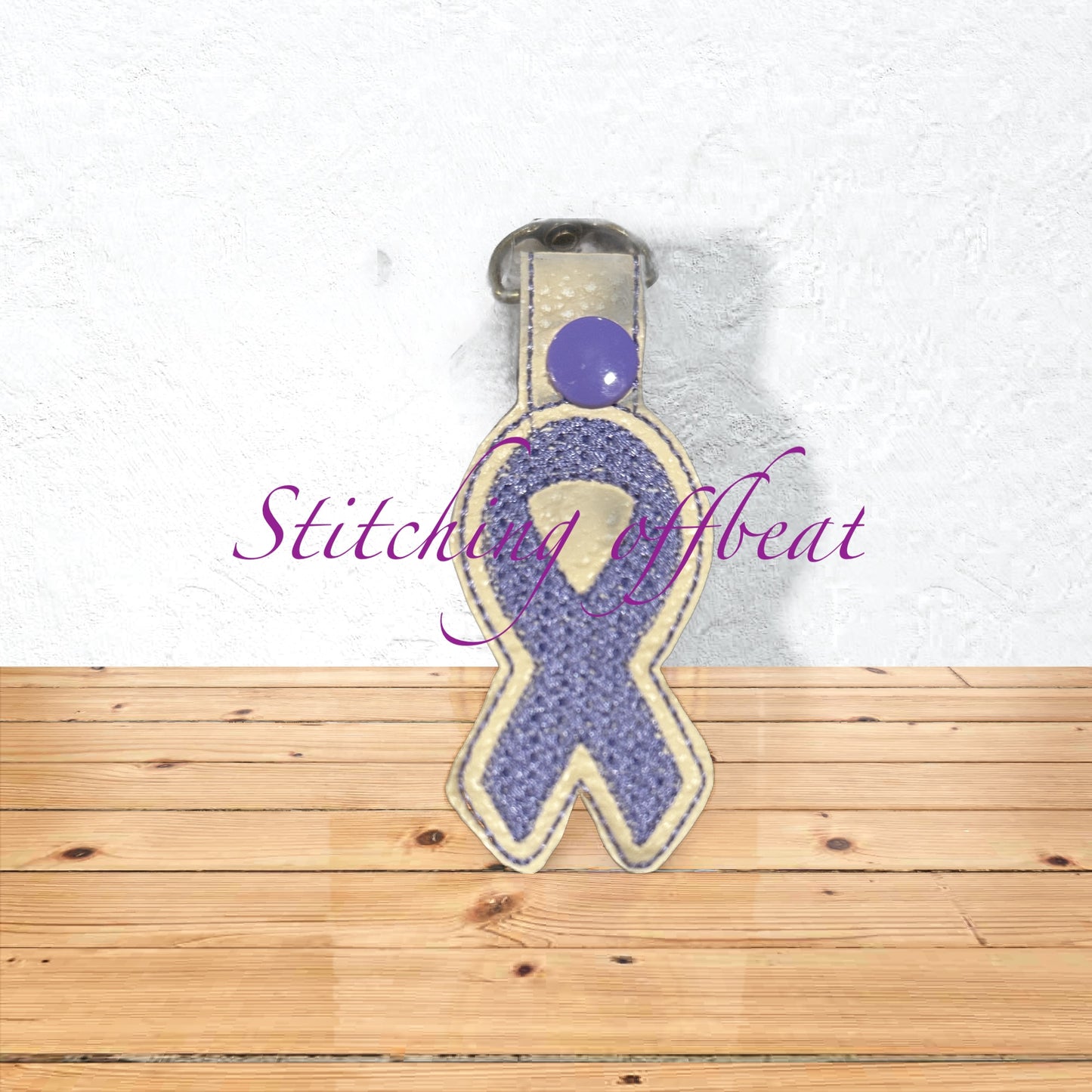 Custom Awareness Ribbon Keychains