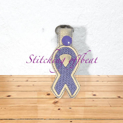 Custom Awareness Ribbon Keychains