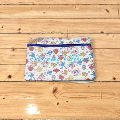 No Embroidery zipper pouches