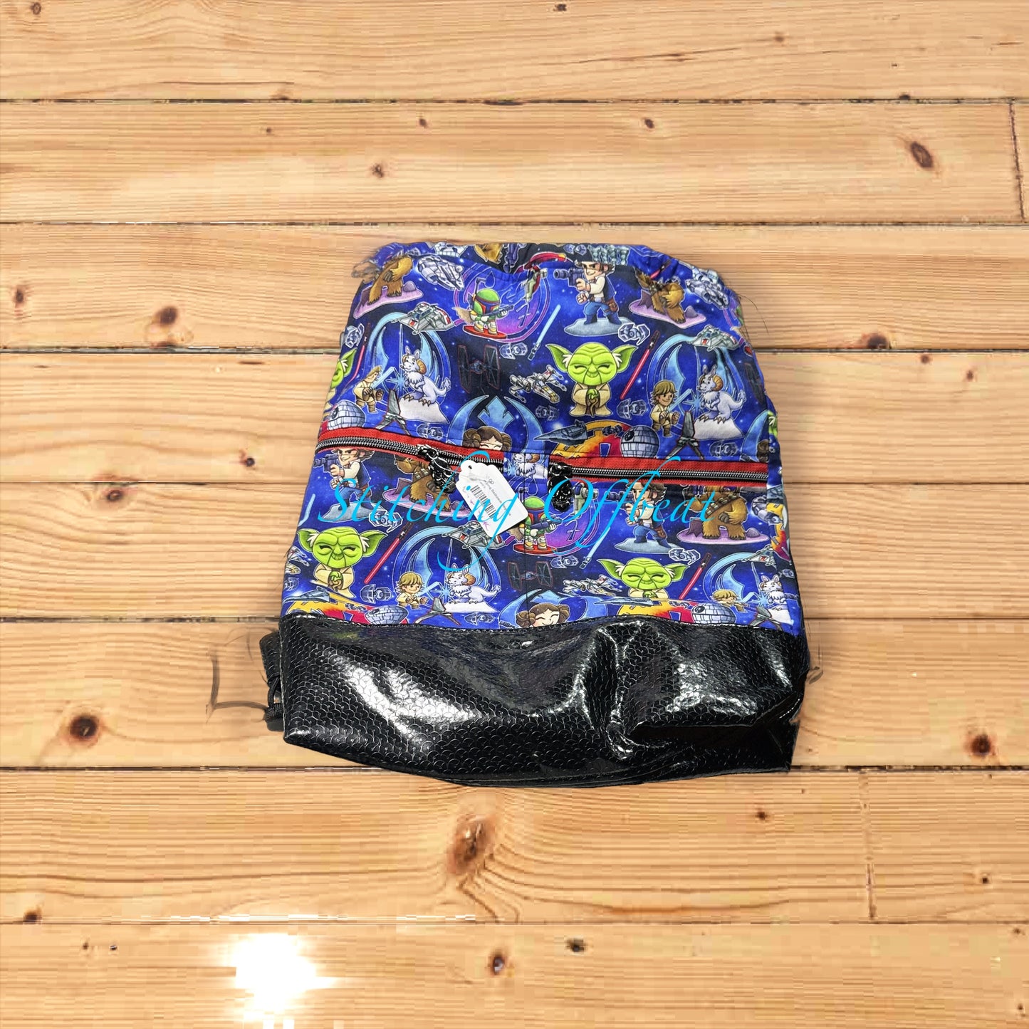 Drawstring Backpack Begonia