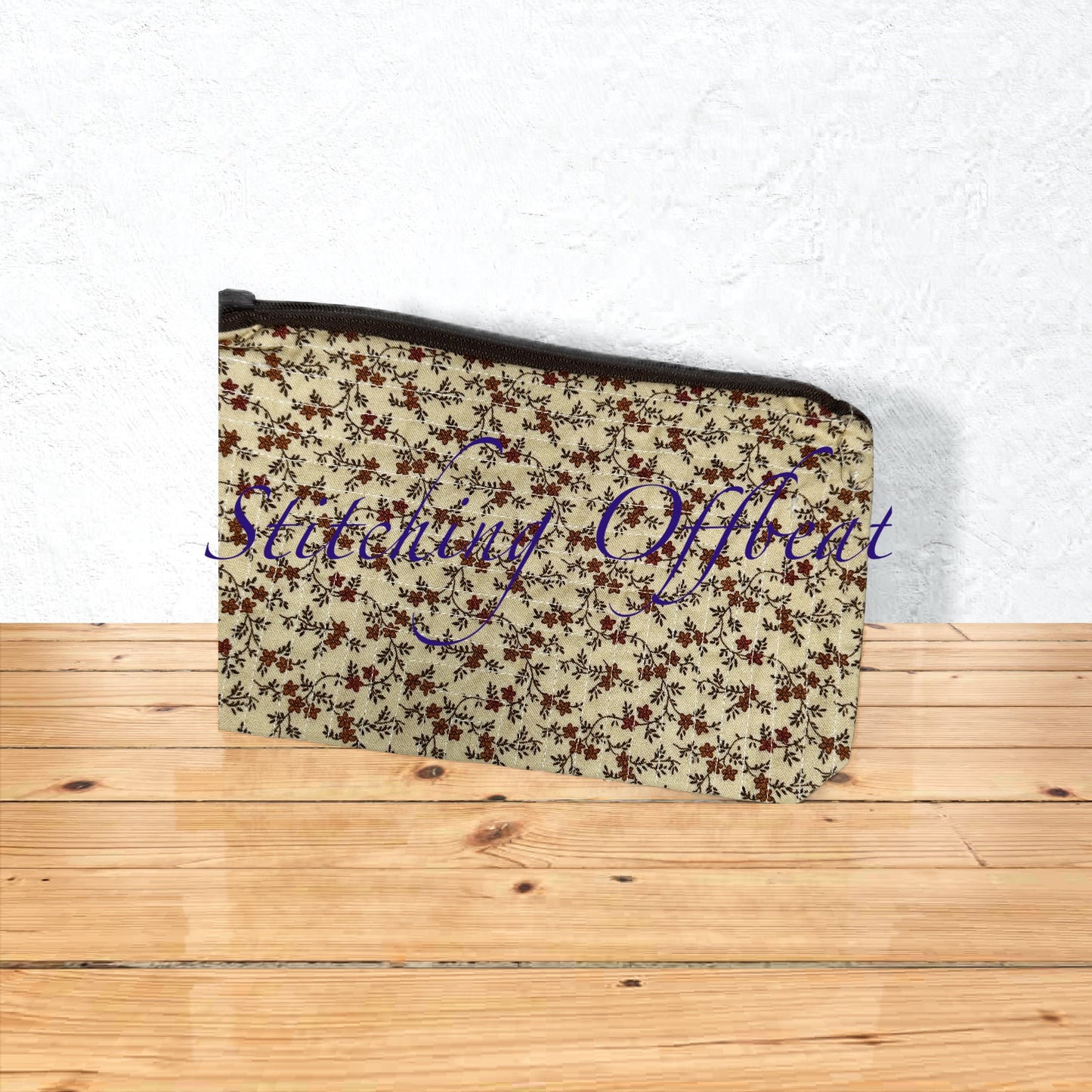 No Embroidery zipper pouches
