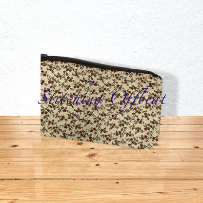 No Embroidery zipper pouches