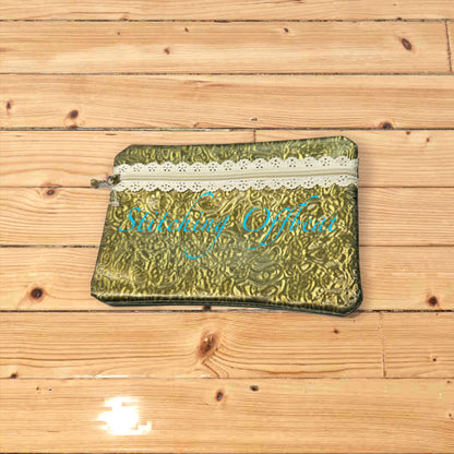 No Embroidery zipper pouches