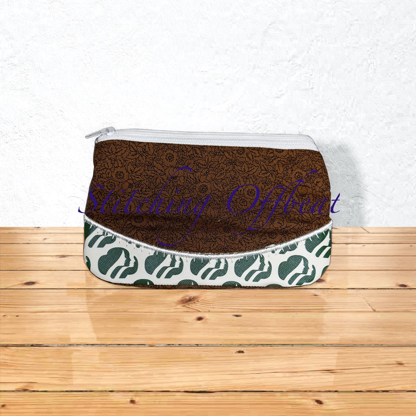 Vinyl and Fabric Zipper Pouches