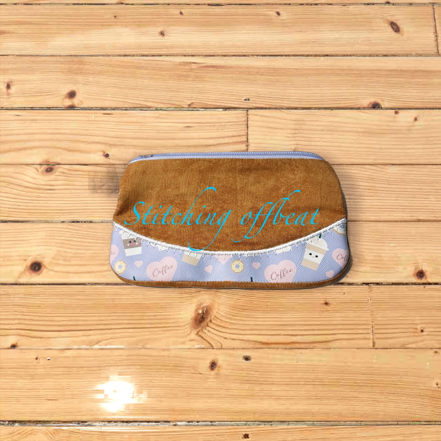 Vinyl and Fabric Zipper Pouches