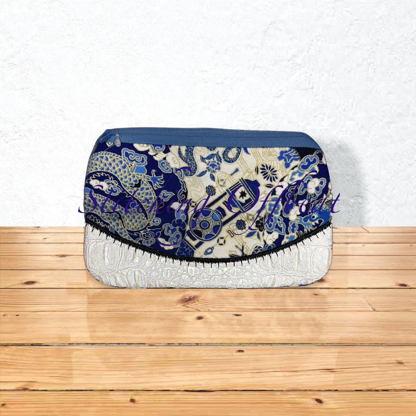 Vinyl and Fabric Zipper Pouches