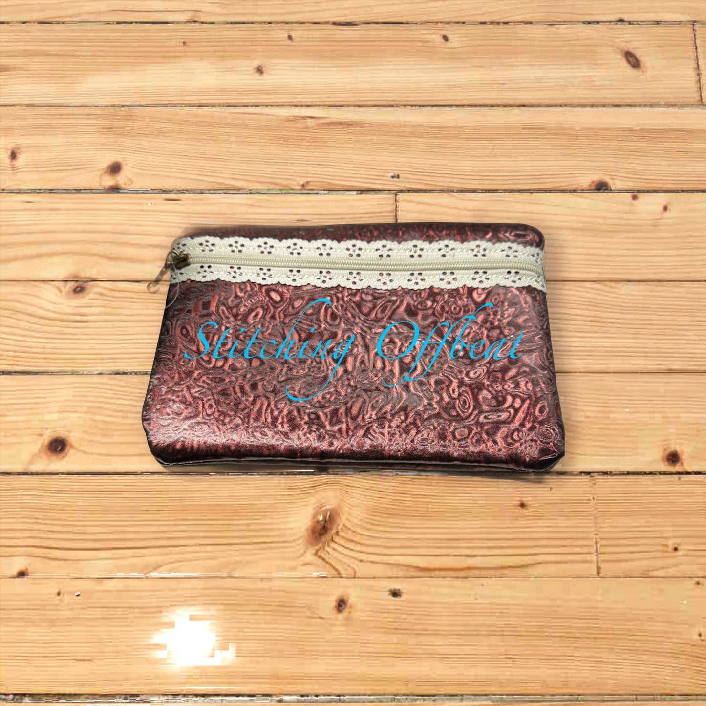 No Embroidery zipper pouches