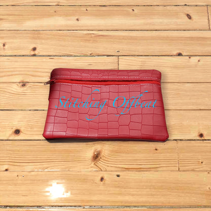 No Embroidery zipper pouches
