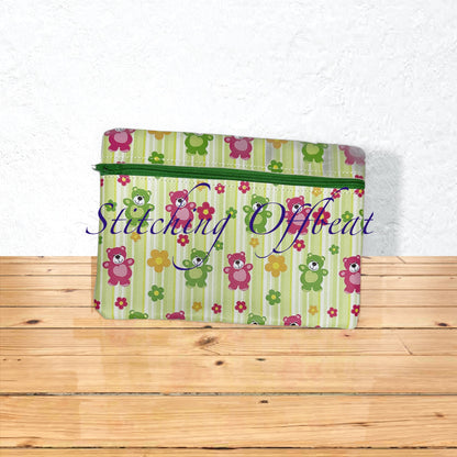 No Embroidery zipper pouches