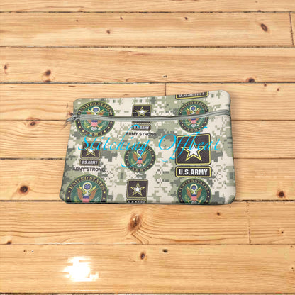 No Embroidery zipper pouches