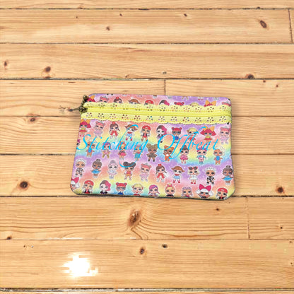 No Embroidery zipper pouches