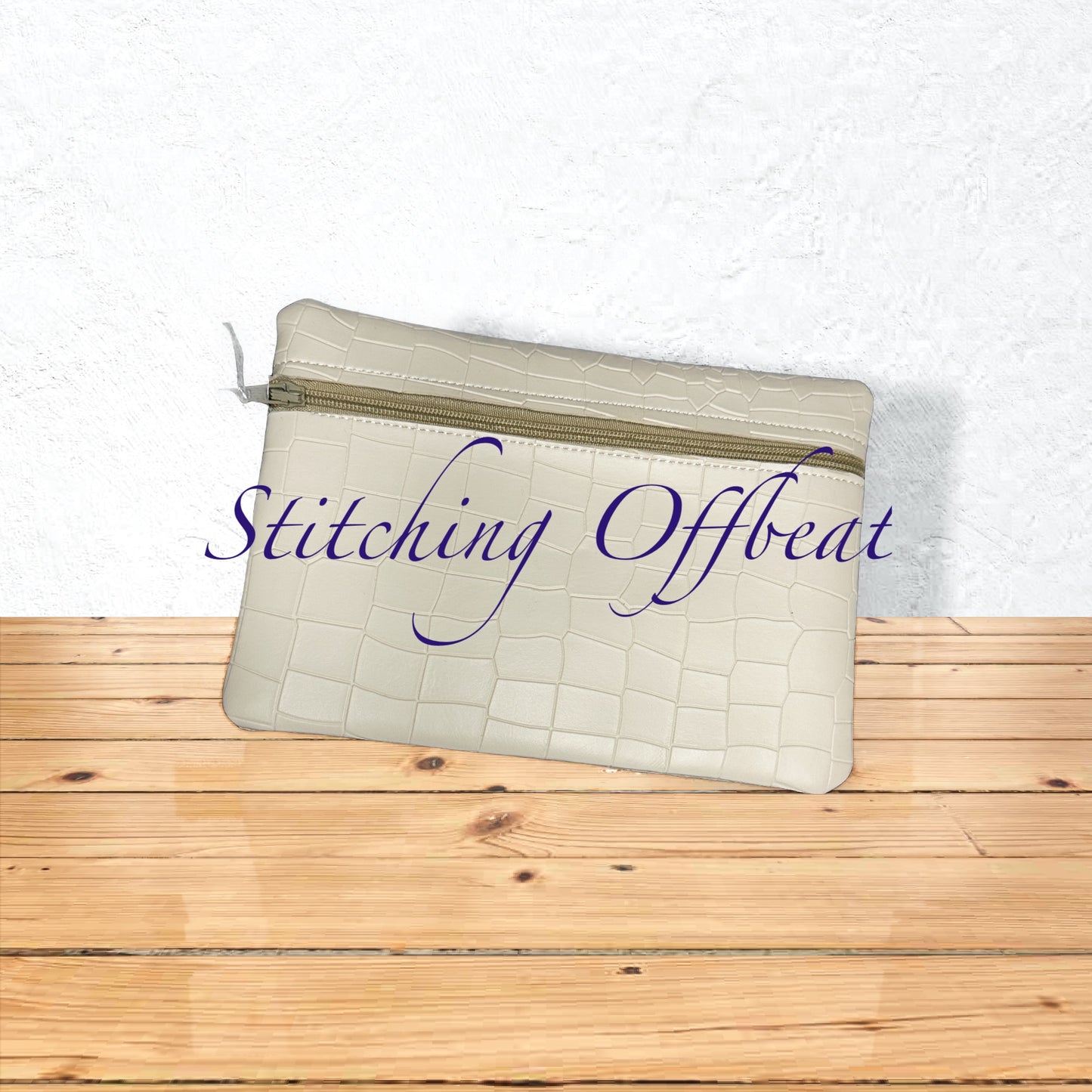 No Embroidery zipper pouches