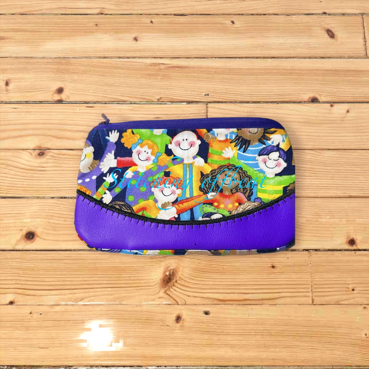 Vinyl and Fabric Zipper Pouches