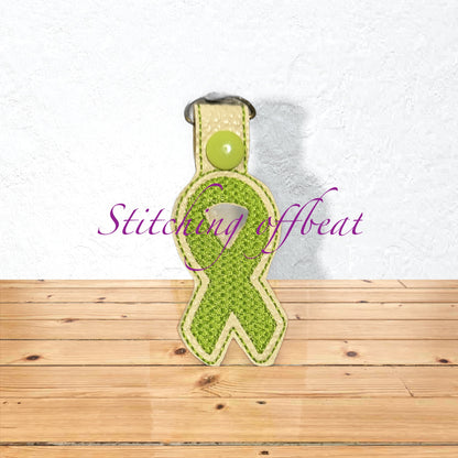 Custom Awareness Ribbon Keychains