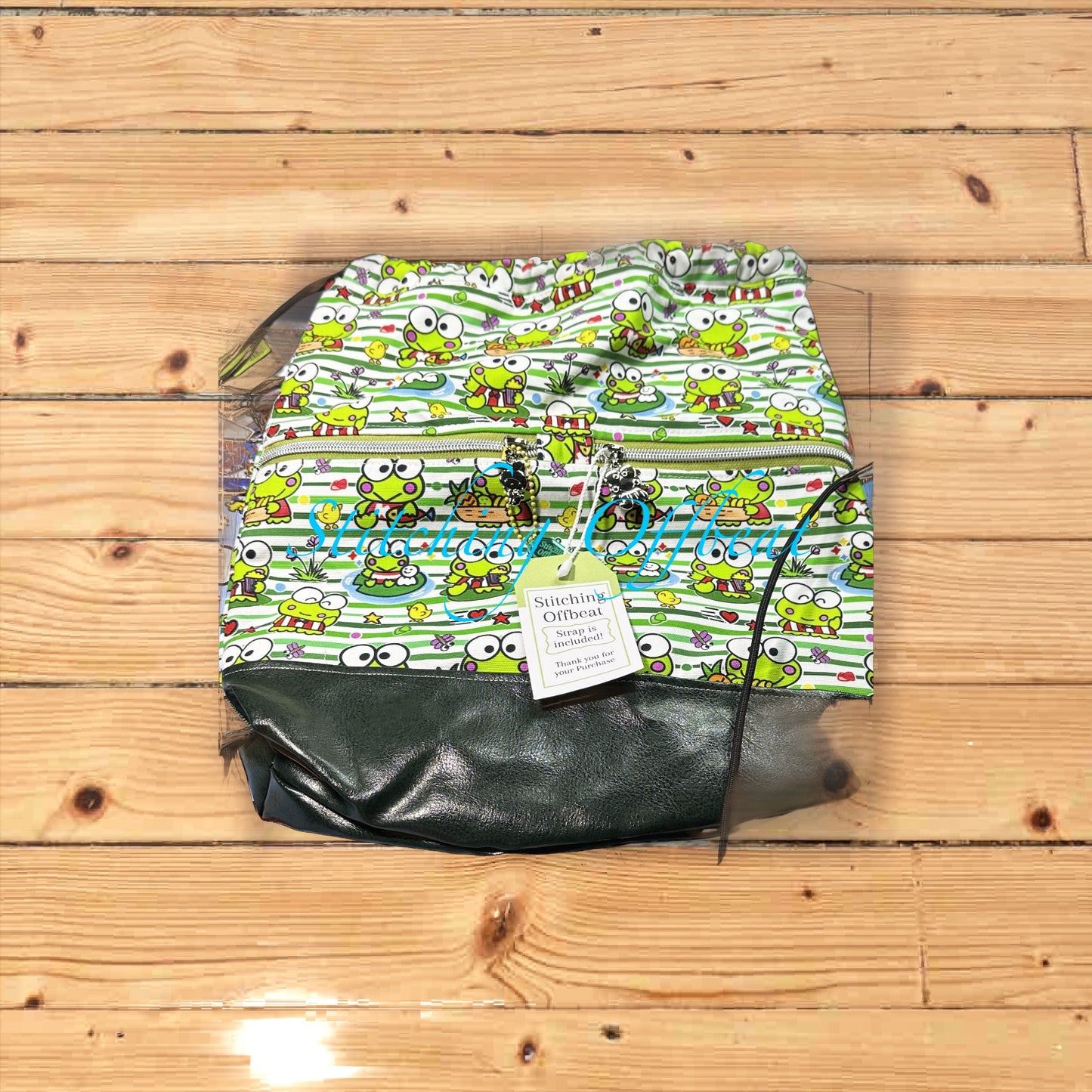 Drawstring Backpack Begonia