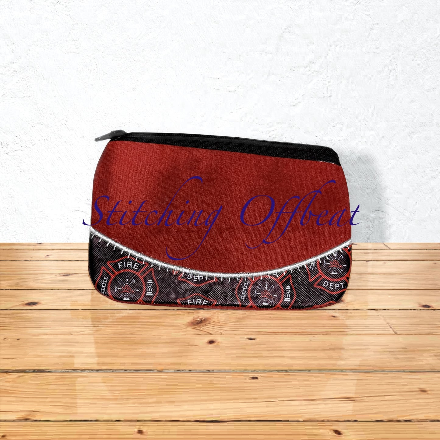Vinyl and Fabric Zipper Pouches