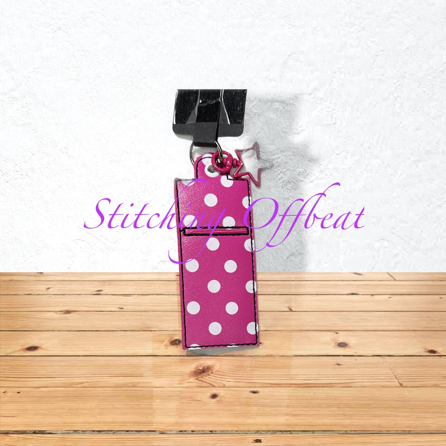 Chapstick holder keychains