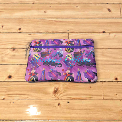 No Embroidery zipper pouches