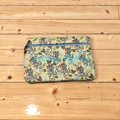 No Embroidery zipper pouches