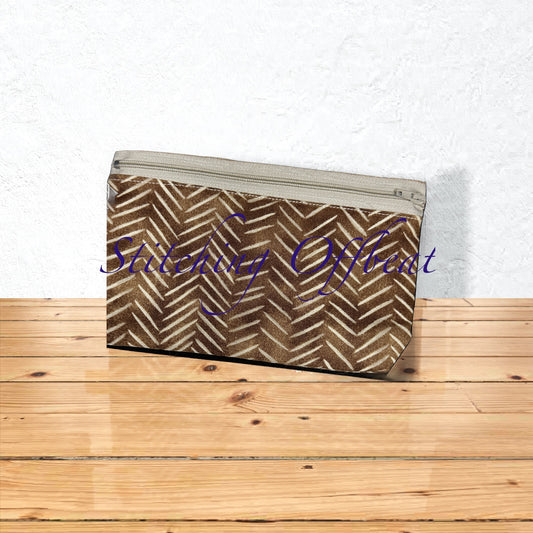 Fabric Medium Zipper Pouch