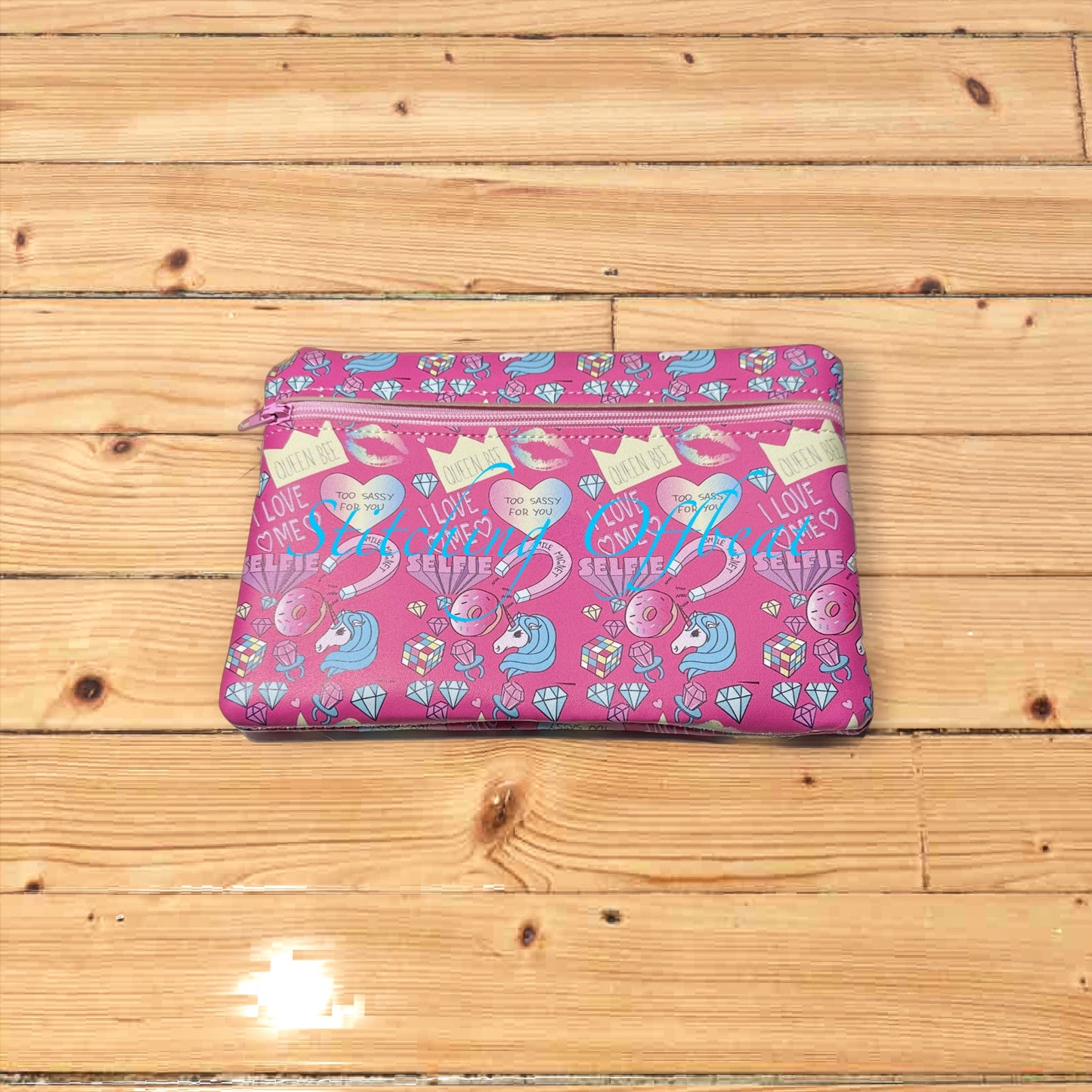 No Embroidery zipper pouches