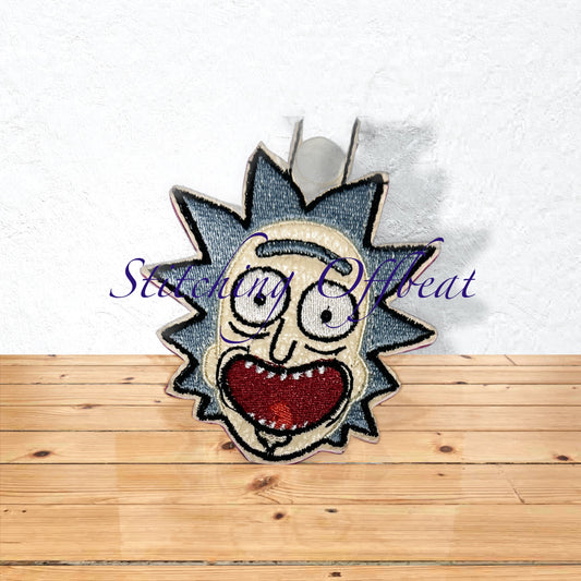 Rick and Morty keychains
