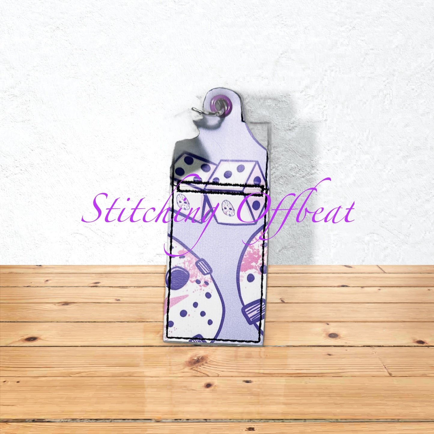 Chapstick holder keychains