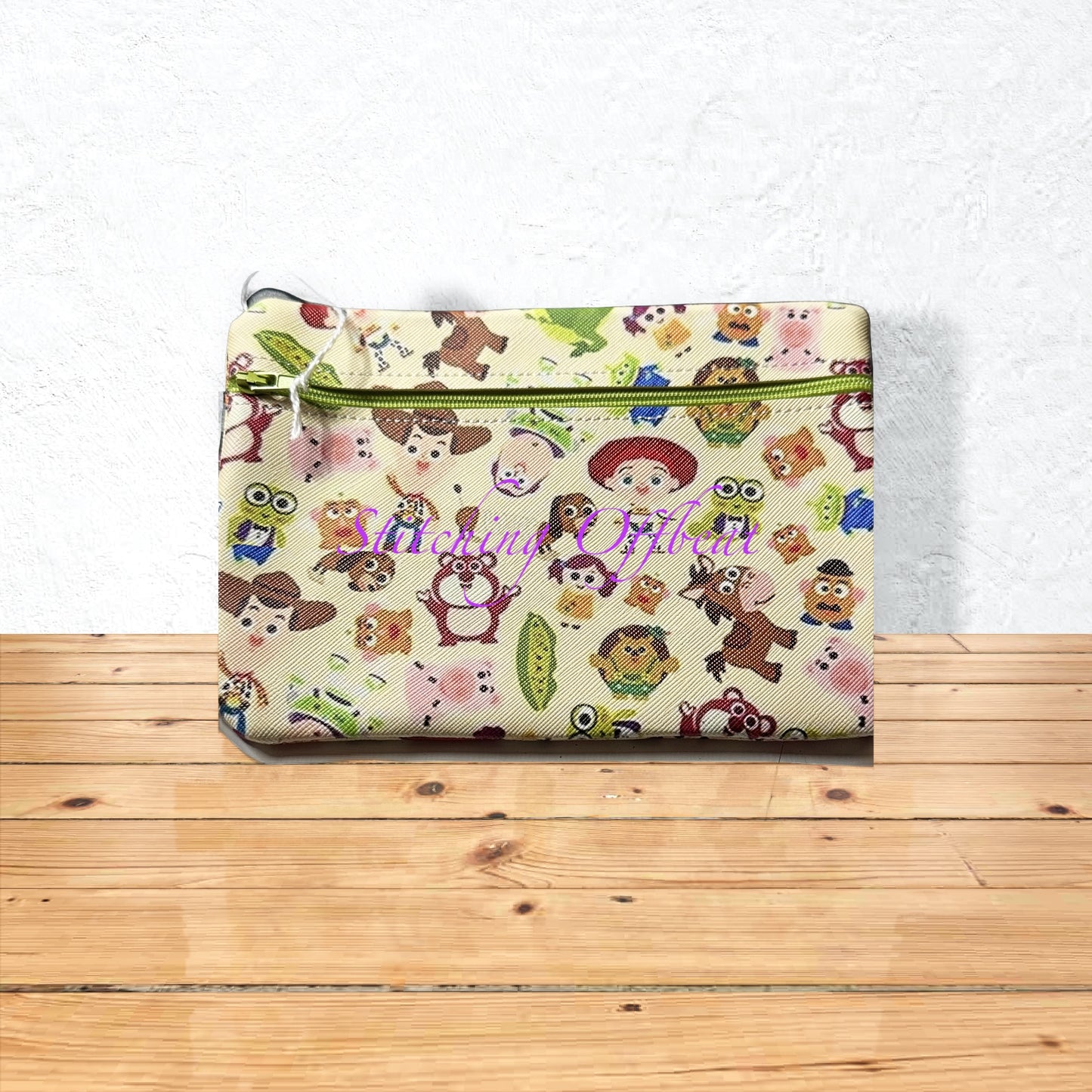No Embroidery zipper pouches
