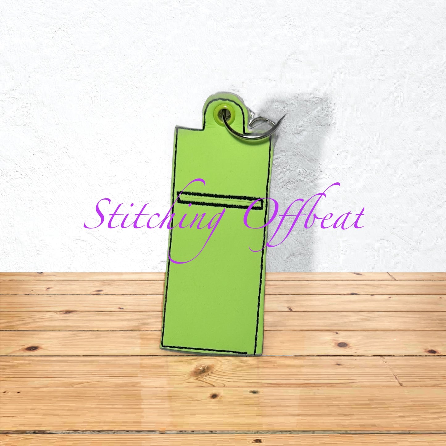Chapstick holder keychains