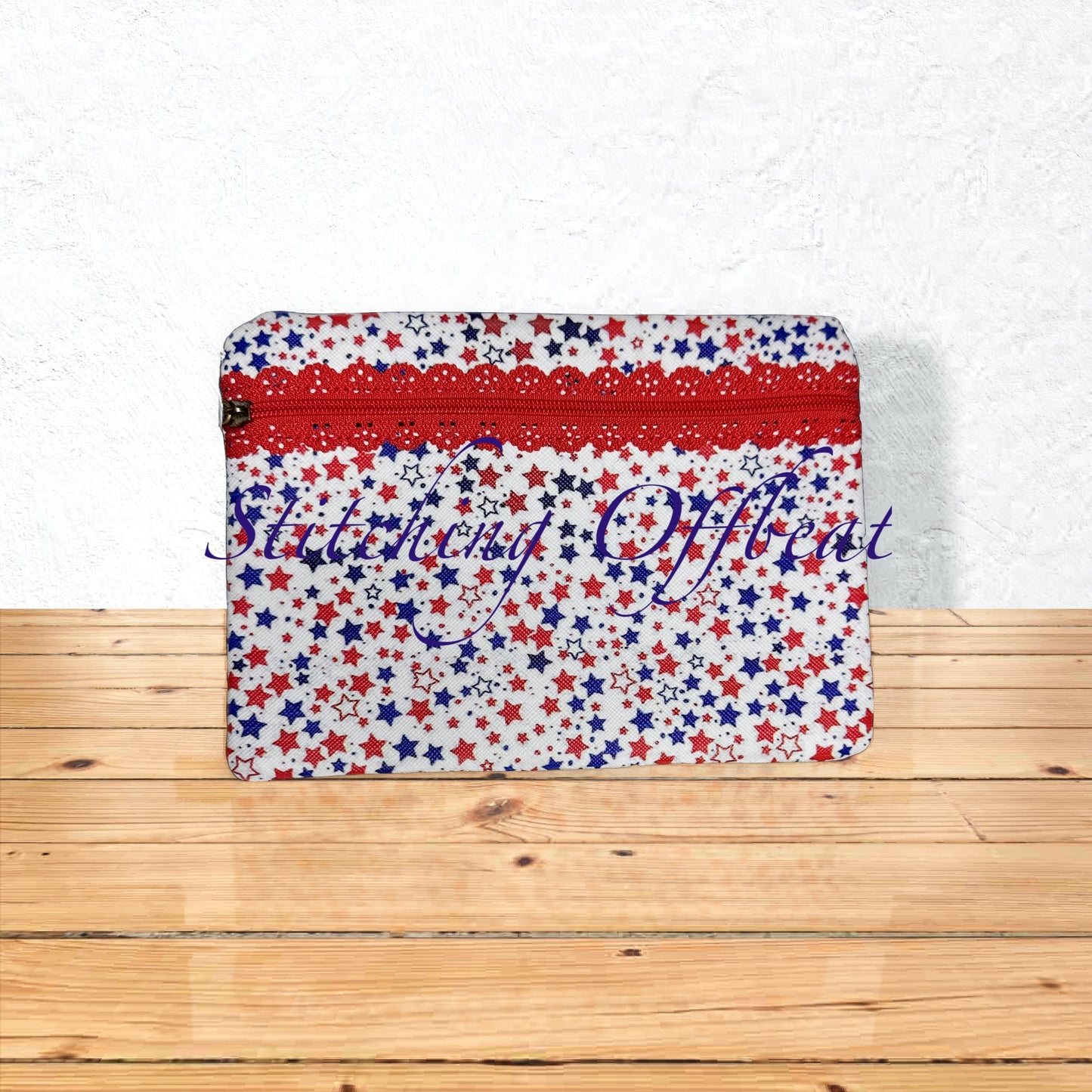 No Embroidery zipper pouches