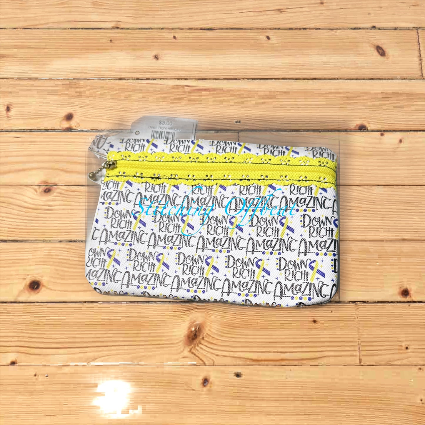 No Embroidery zipper pouches