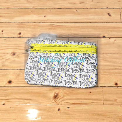 No Embroidery zipper pouches