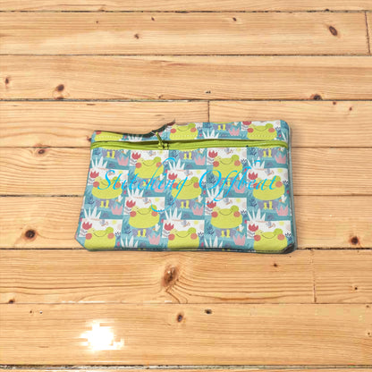 No Embroidery zipper pouches