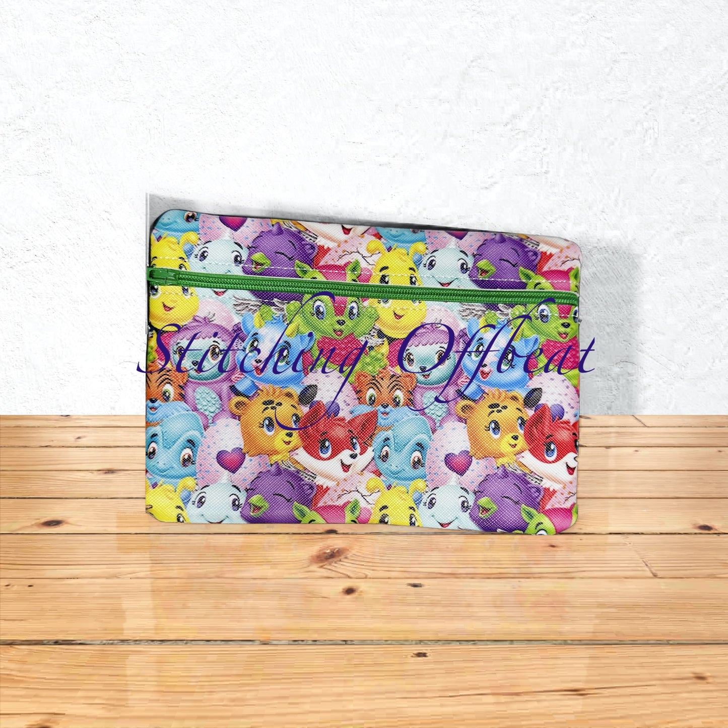 No Embroidery zipper pouches