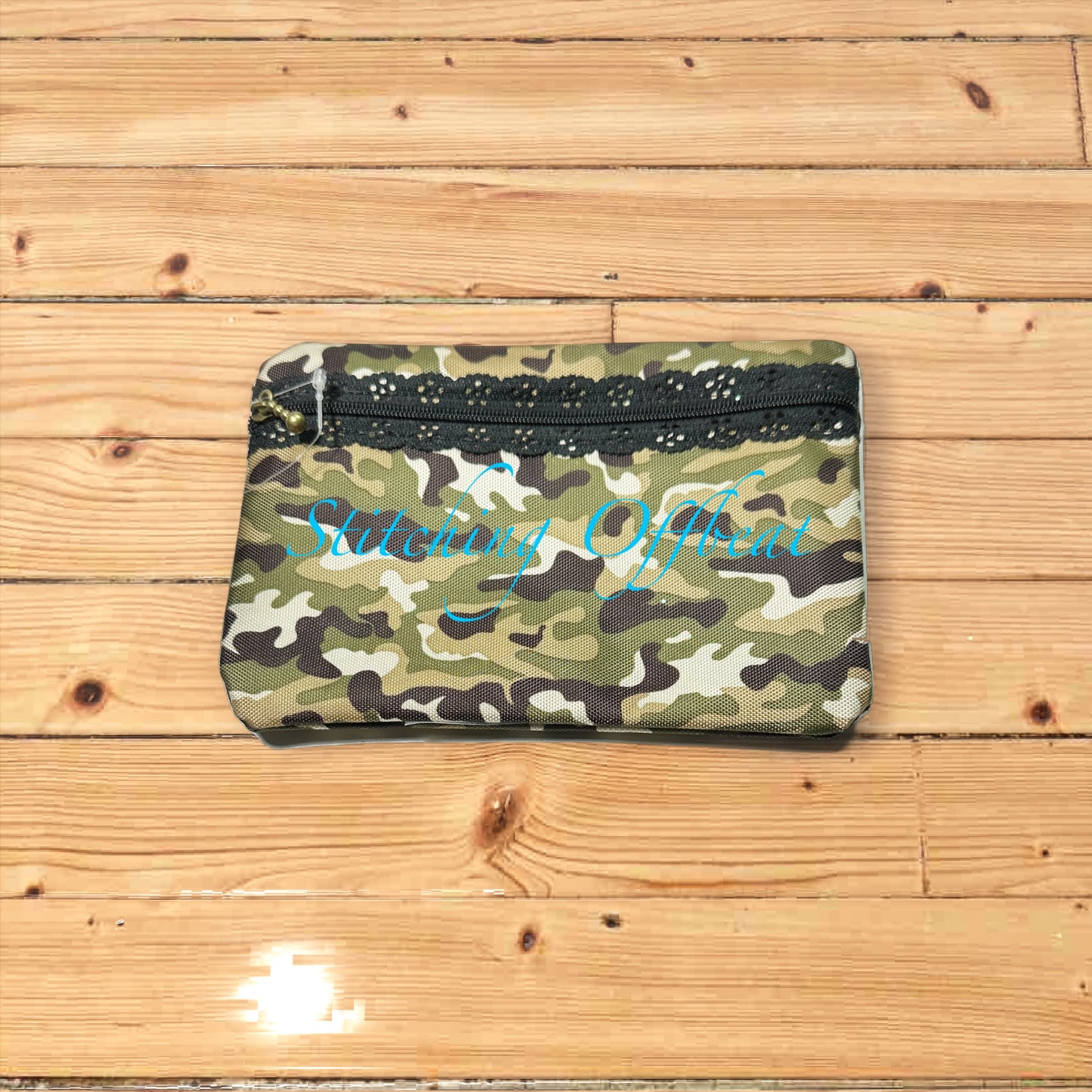 No Embroidery zipper pouches