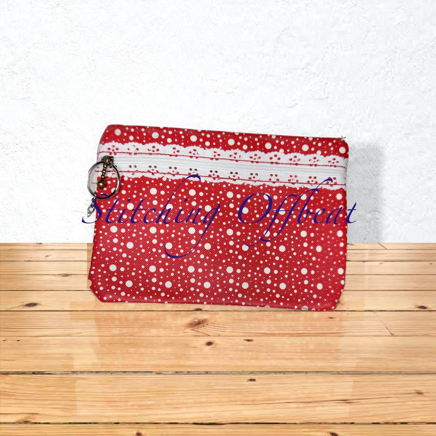 No Embroidery zipper pouches