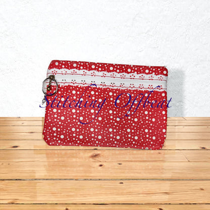 No Embroidery zipper pouches