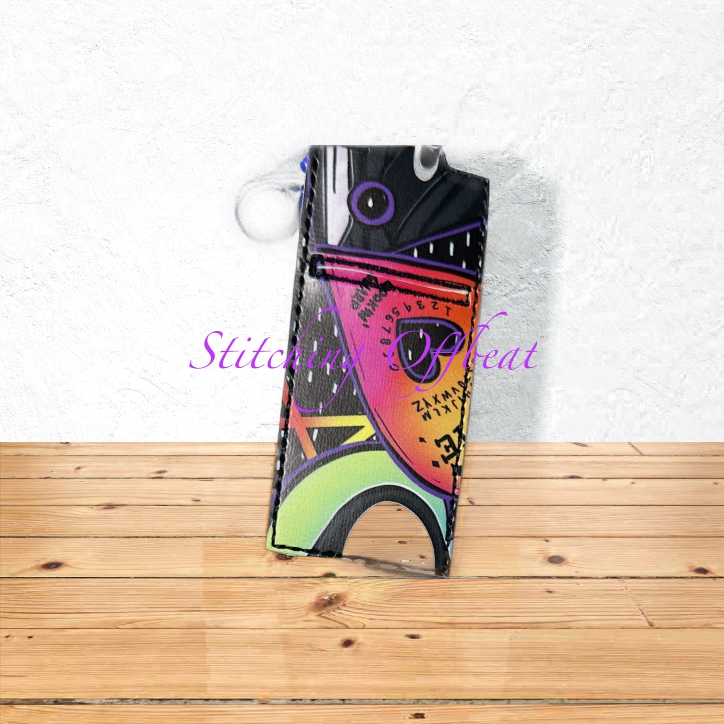 Chapstick holder keychains