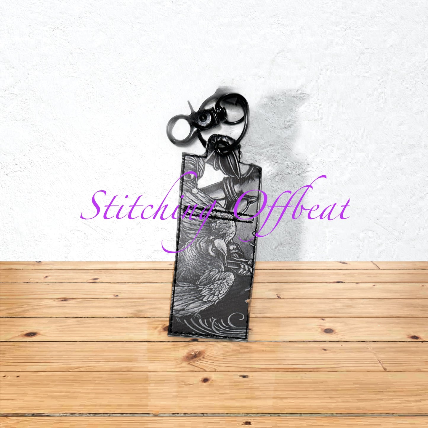 Chapstick holder keychains