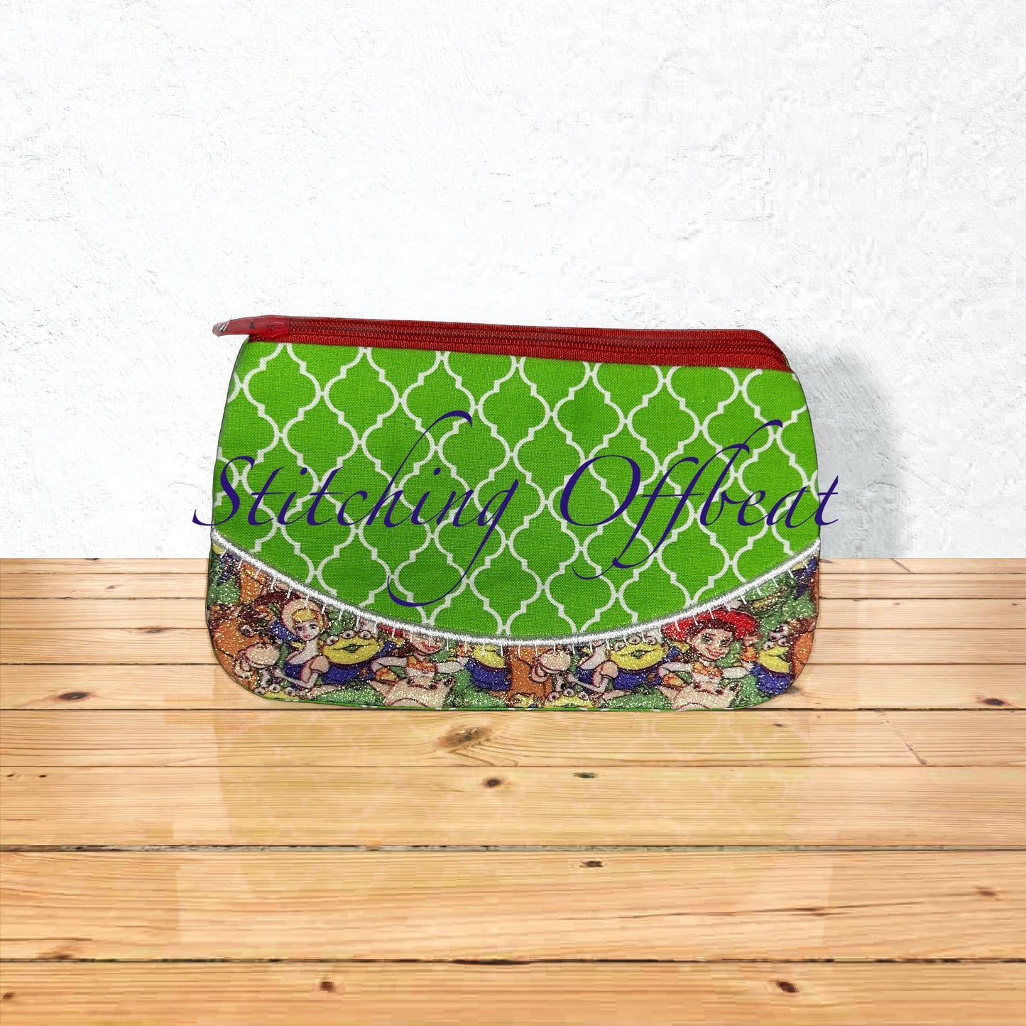 Vinyl and Fabric Zipper Pouches