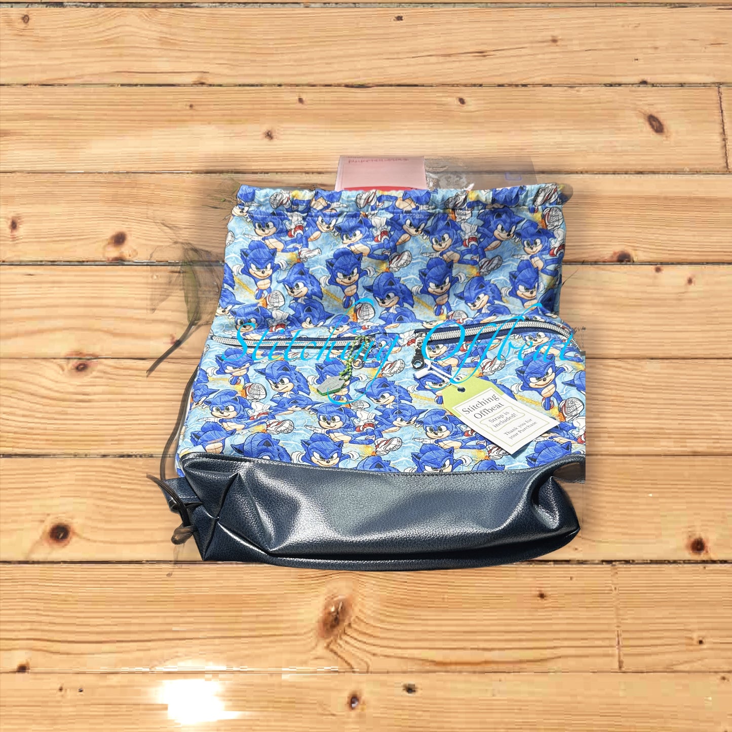 Drawstring Backpack Begonia