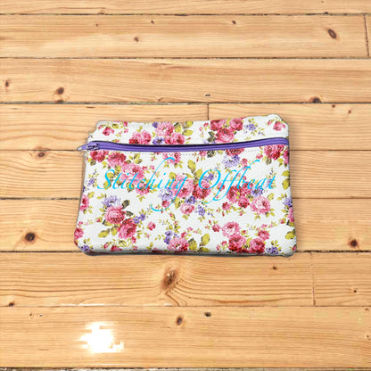 No Embroidery zipper pouches