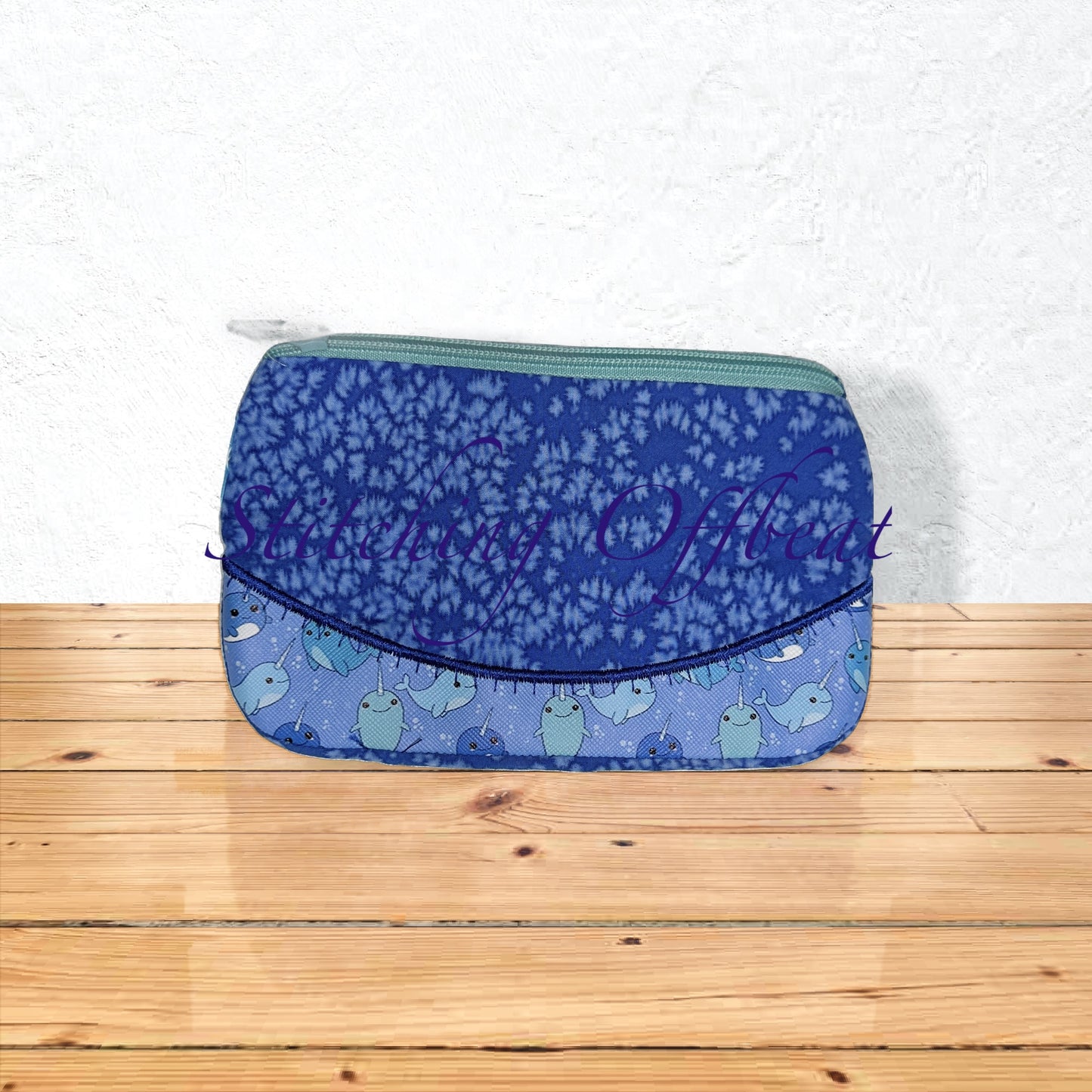 Vinyl and Fabric Zipper Pouches
