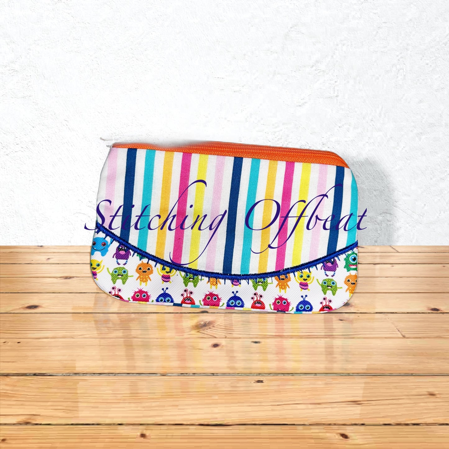 Vinyl and Fabric Zipper Pouches