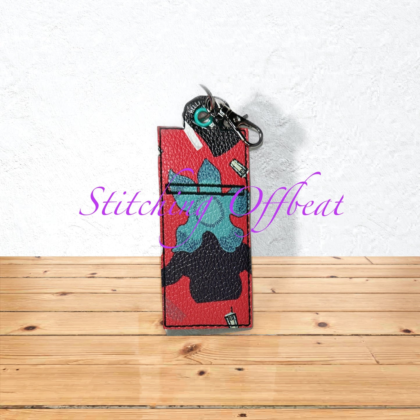 Chapstick holder keychains